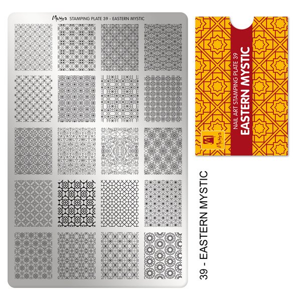 Moyra Stamping Plate 39 Eastern Mystic