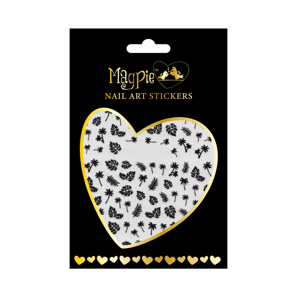 Nail art Sticker - #020 Black | Magpie