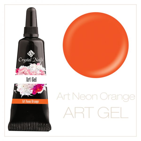 Art Gel Neon Orange 5 ml | Crystal Nails