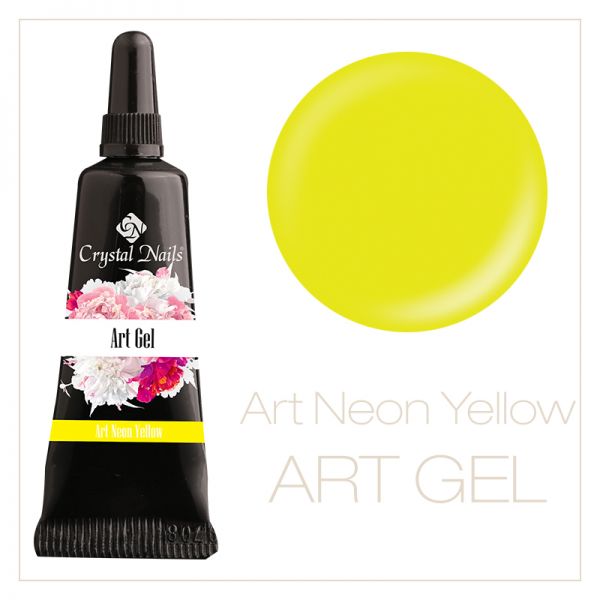Art Gel Neon Yellow 5 ml | Crystal Nails