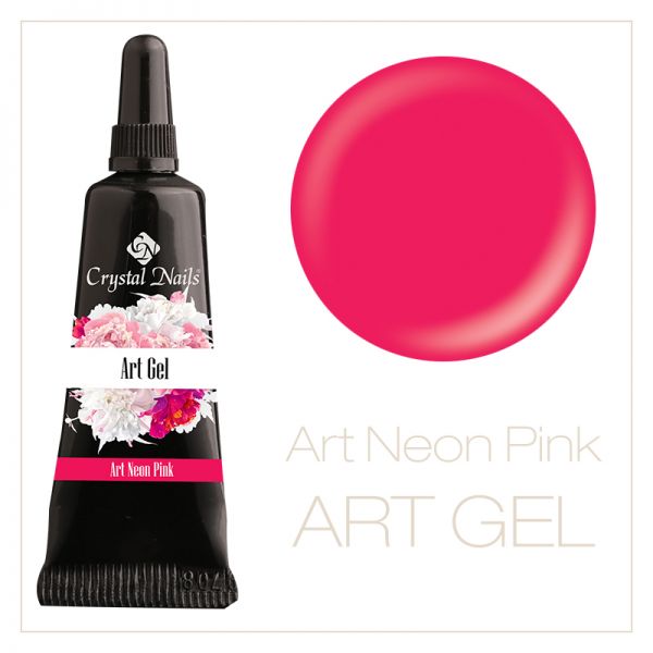 Art Gel Neon Pink 5 ml | Crystal Nails