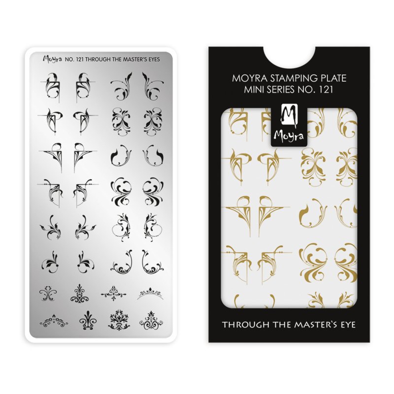 Moyra Mini Stamping Plate 121 Trough The Master's Eye