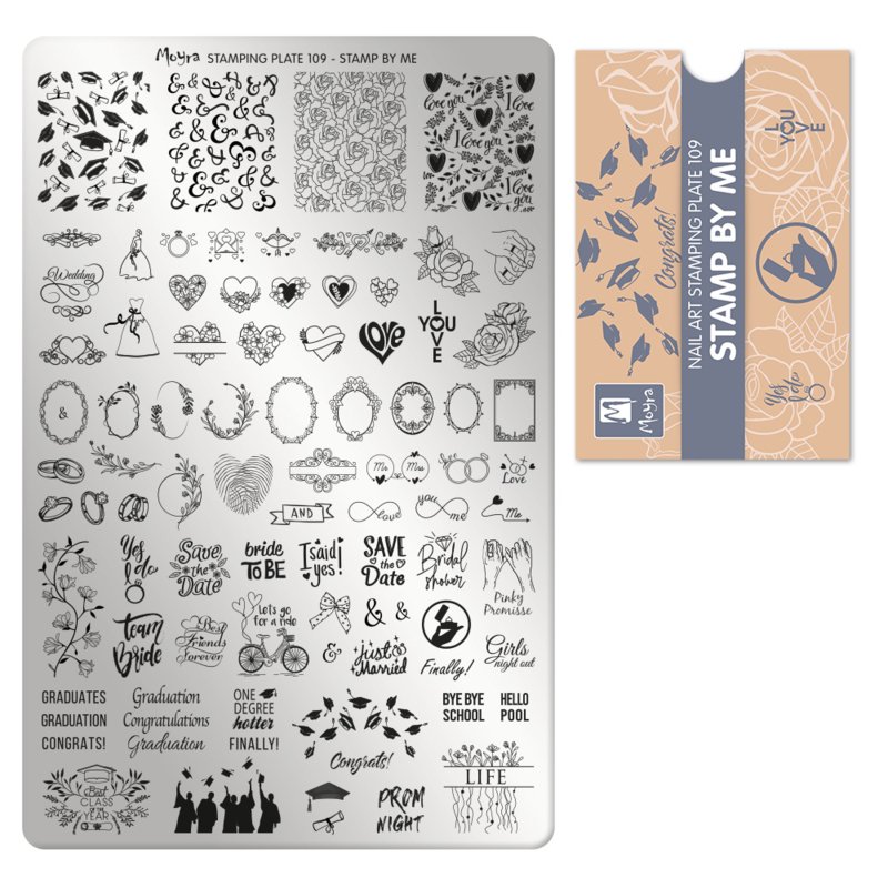 Stamping Plate 109 Stamp By Me | Moyra