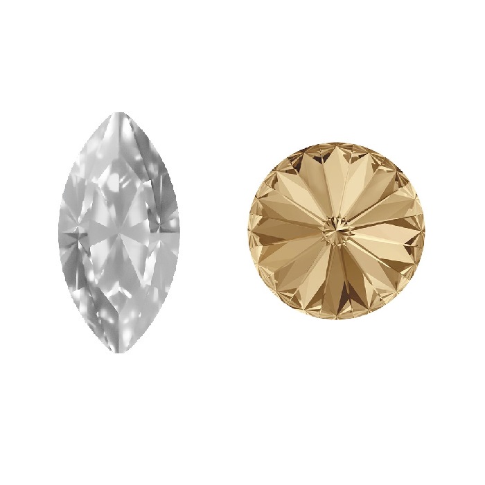 Aurora Navette A4200 Crystal Golden Shadow 5x2.5mm