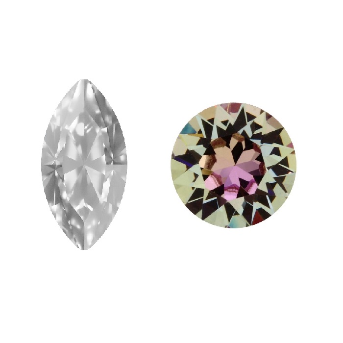 Aurora Navette A4200 Crystal Vitrail Light 8x4mm