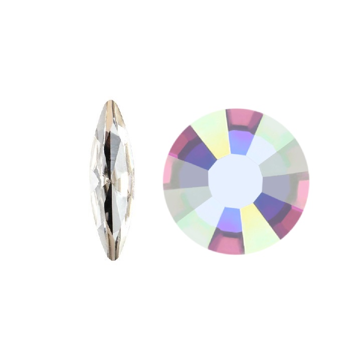 Aurora Slim Navette A4221 Crystal AB 11x3mm