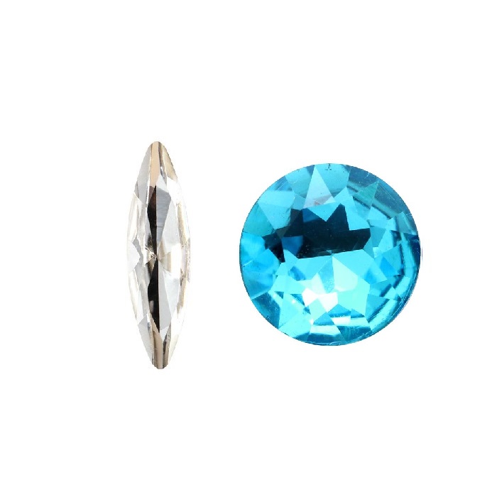 Aurora Slim Navette A4221 Dark Aquamarine 11x3mm
