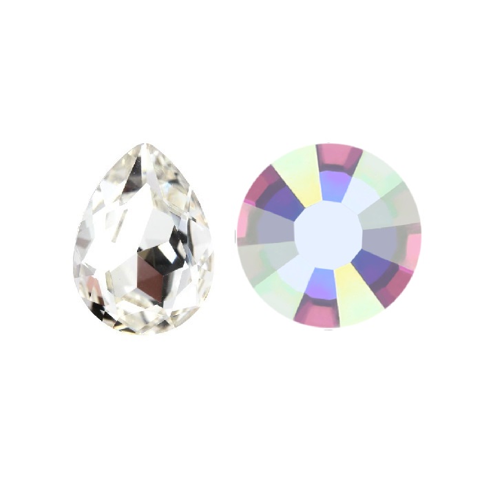 Aurora Drop A4320 Crystal AB 6x4mm