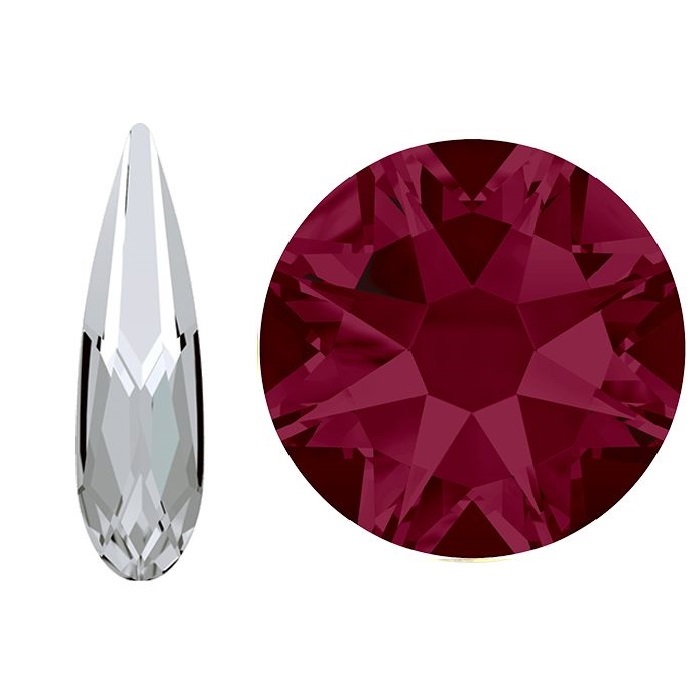 Raindrop A4331 Ruby 10x3mm | Aurora