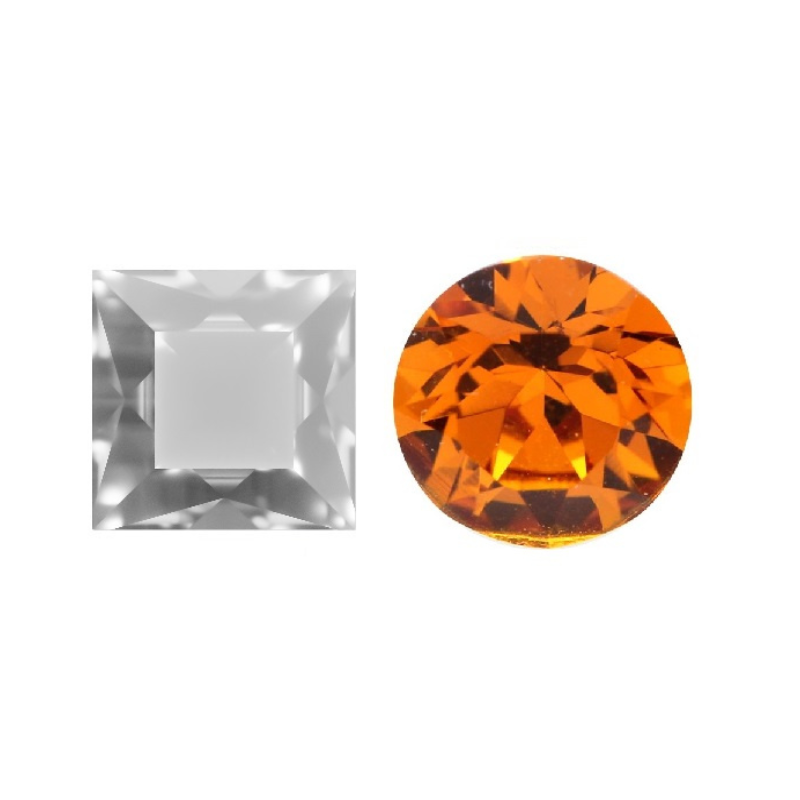 Aurora Square A4400 Topaz 4mm