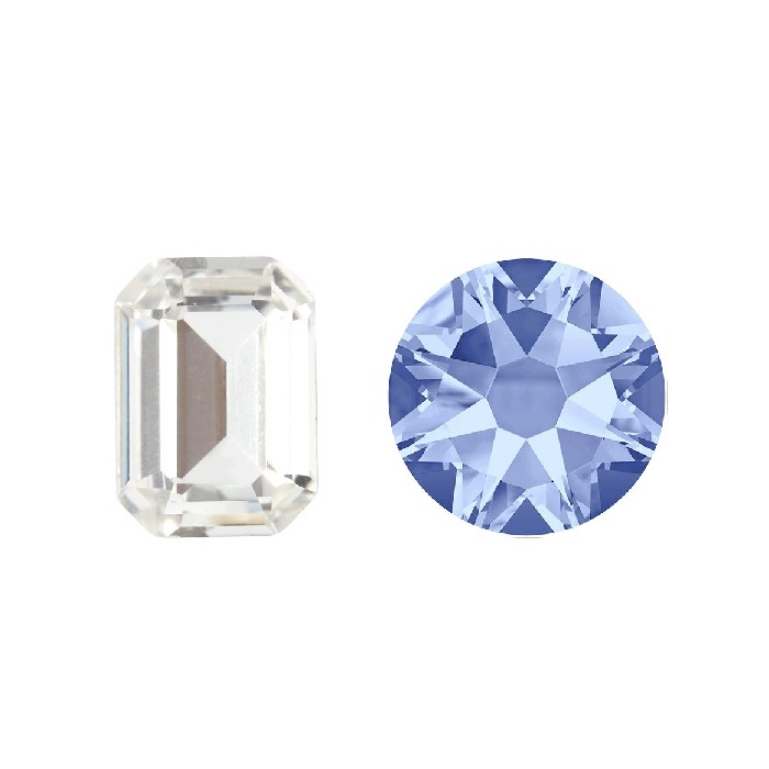 Aurora Step Cut Octagon A4610 Light Sapphire 6x4mm