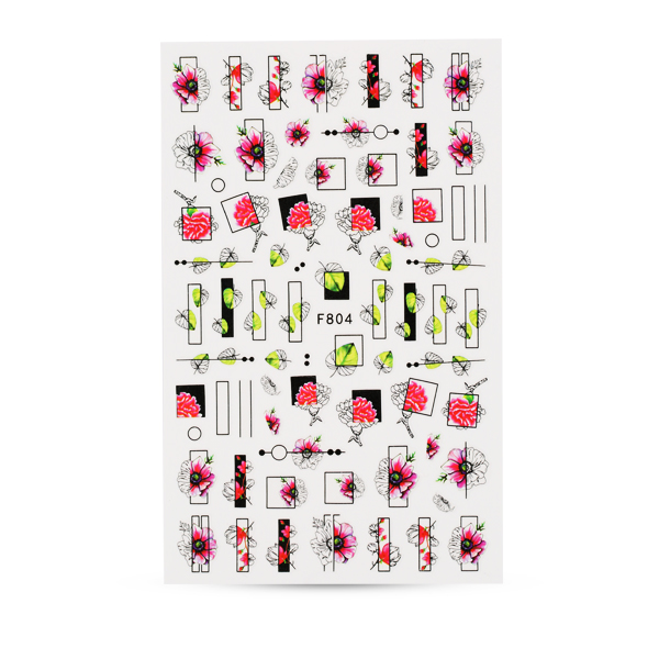 CN nail sticker (F-804) Azalea