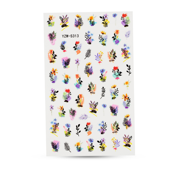 CN nail sticker (YZW-S313) – Posy