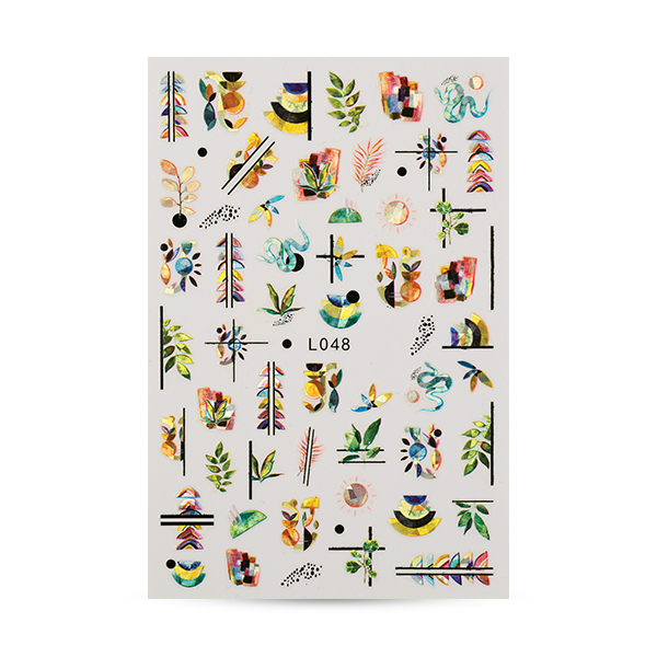 CN Nail Sticker (L048) Jungle vibes