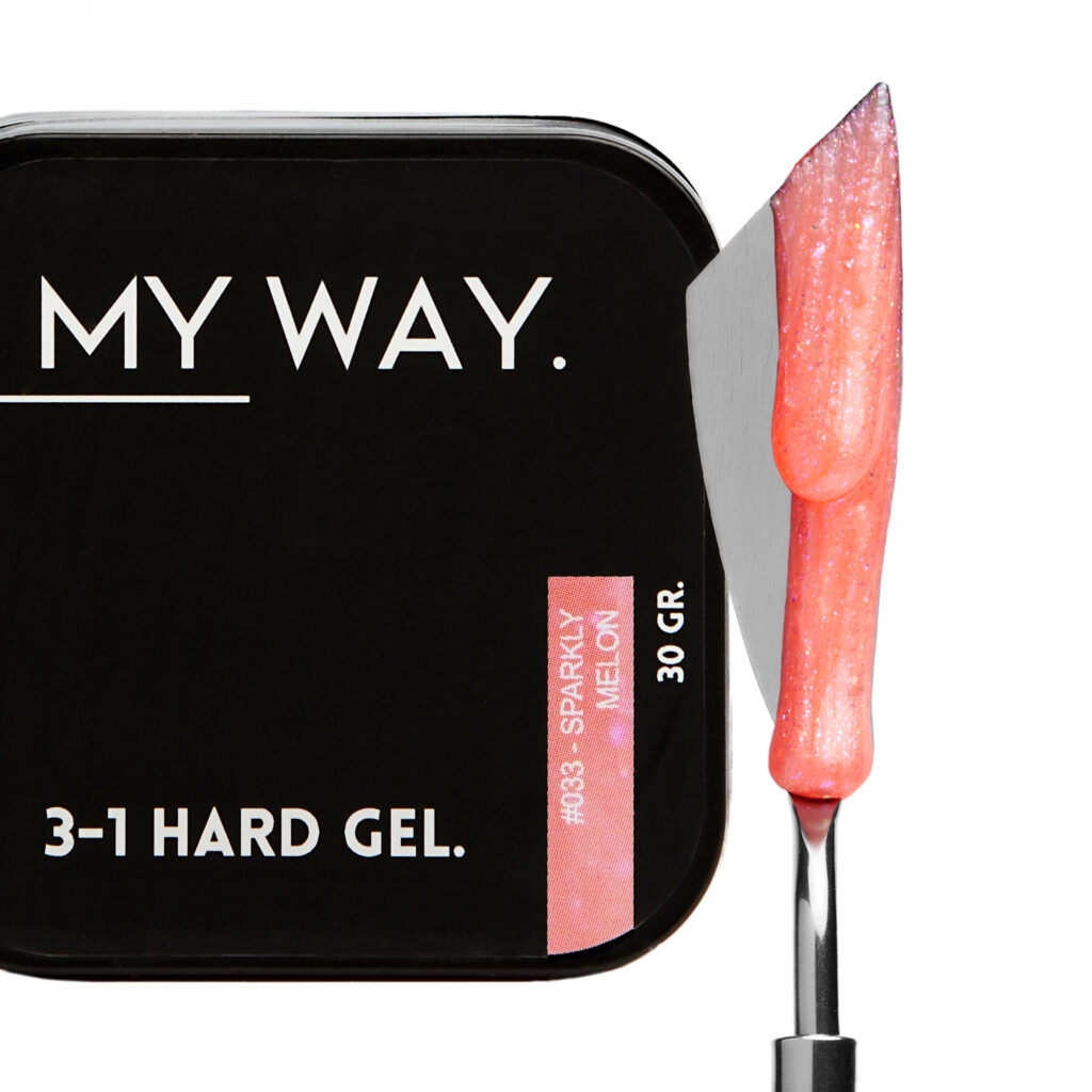 MY WAY - 3-1 Hard Gel #033 SPARKLY MELON