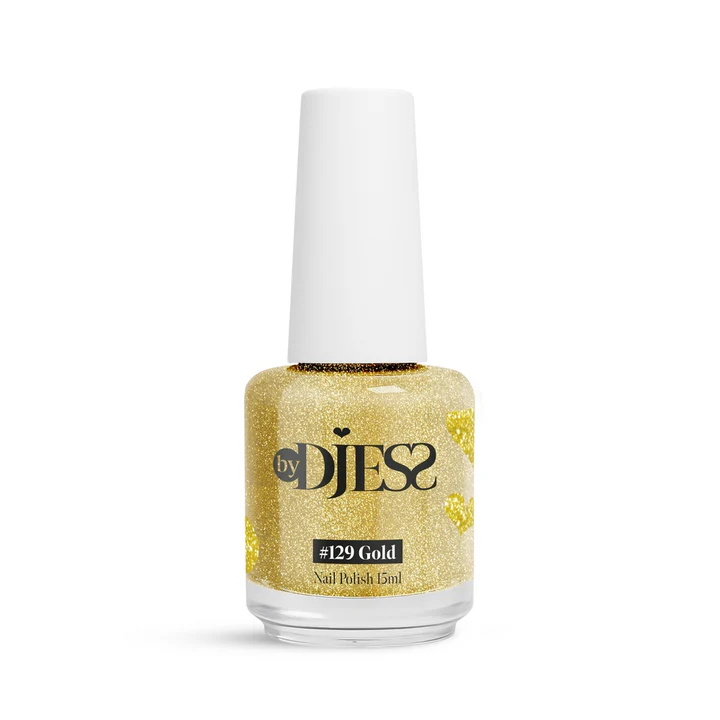 Nail Polish #129 Gold 15ml | By Djess