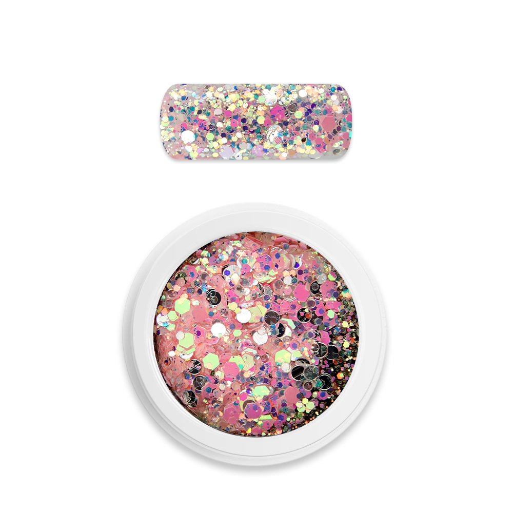 Rainbow Holo Glitter Mix No.24 Chameleon Green | Moyra