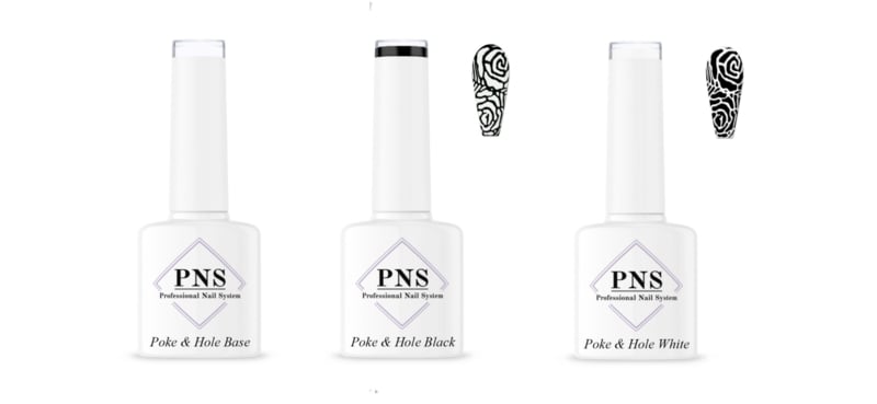Poke & Hole SET: base, black, white | PNS