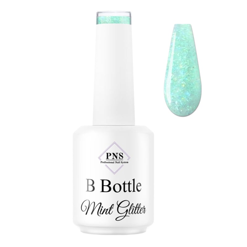 B Bottle Mint Glitter | PNS