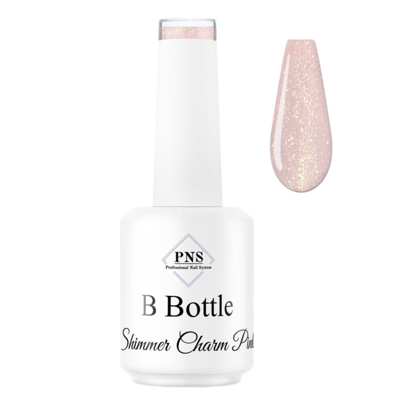 B Bottle Shimmer Charm Pink | PNS