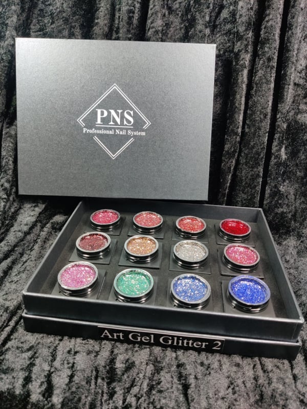 Art Gel Glitter 13 t/m 24 Collection Box No.2 | PNS
