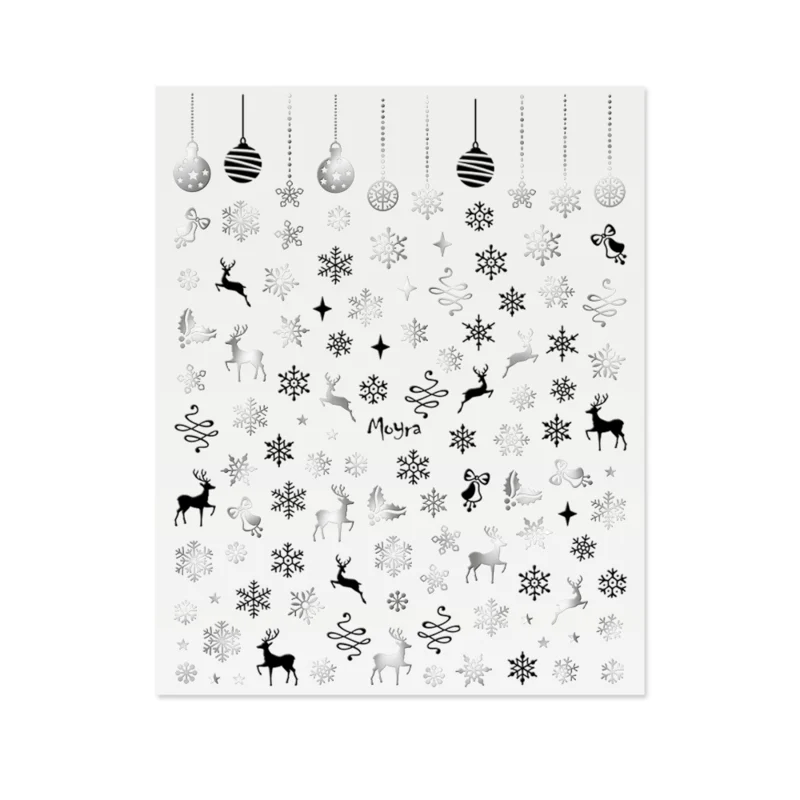 Moyra Matrica Sticker No.22 silver.black