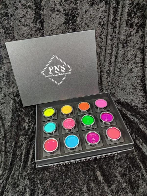 Art Gel Stamp & Stroke 37 tm 48 Collection Box 4 PNS