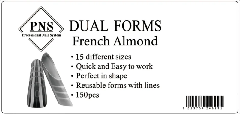 Molding Dual Forms 150 stuks French Almond | PNS