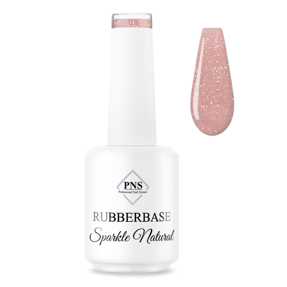 rubberbase sparkle natural