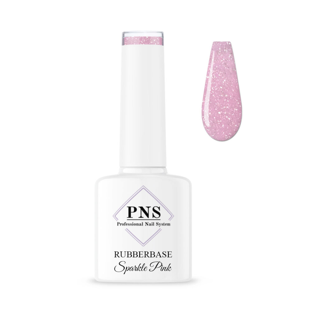 rubberbase sparkle pink 15ml