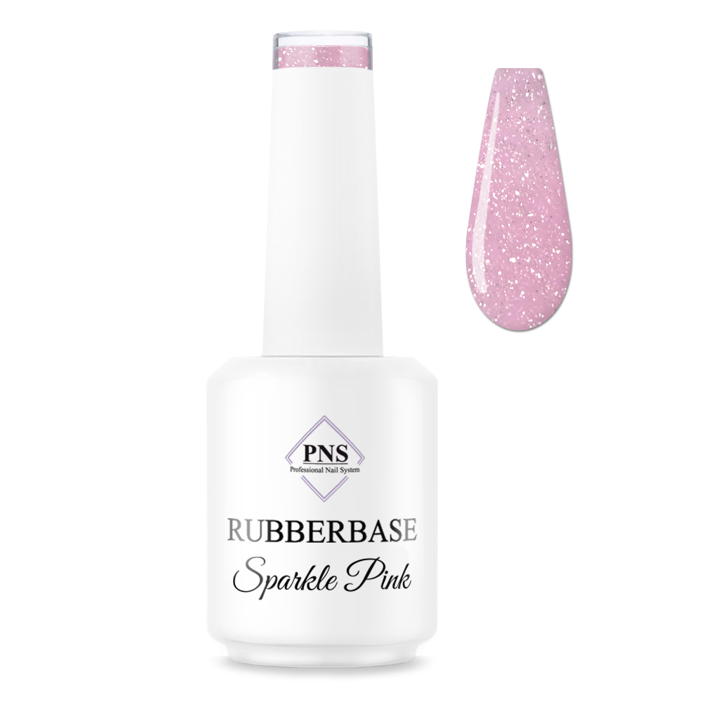 rubberbase sparkle pink