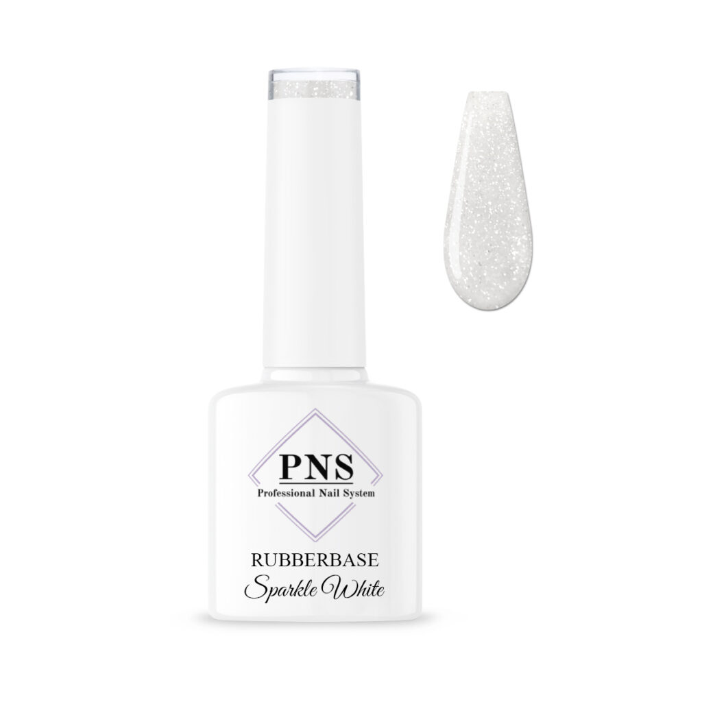 Rubber Base Sparkle White 15ml | PNS