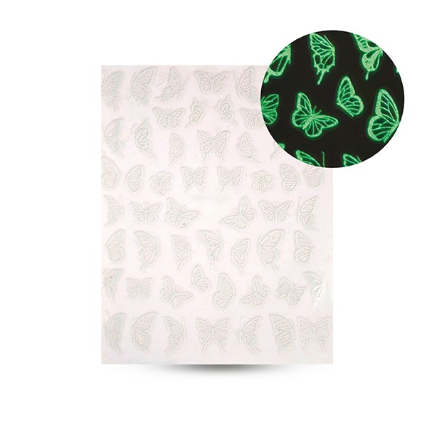 3D Glow In The Dark Nail Stickers (CN31) | Crystal Nails