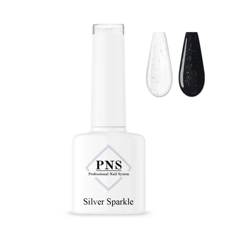 No Wipe TopcoatSilver Sparkle 7ml