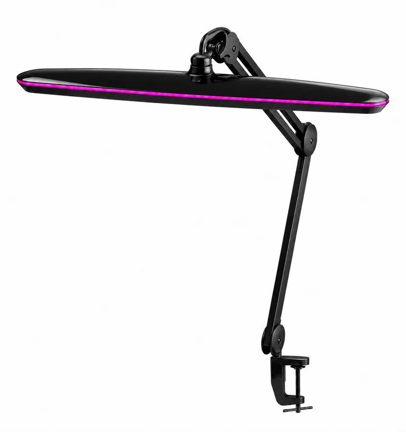 Tafel LED Lamp met klem Zwart | PNS